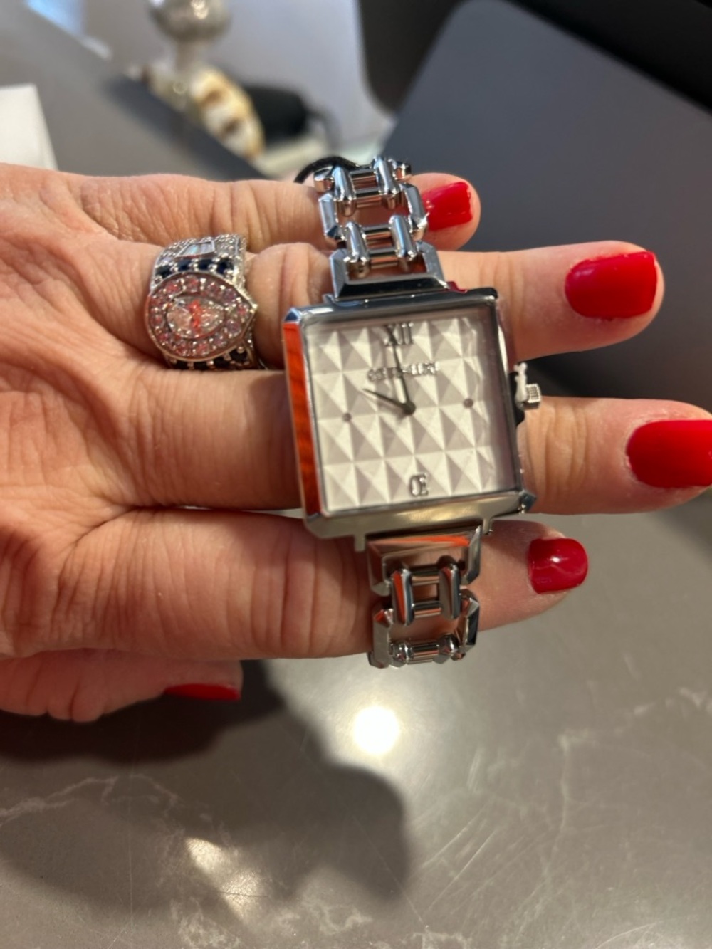 Coeur De Lion Silver Bracelet Watch